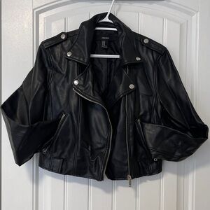 Forever 21 Black Leather Jacket
